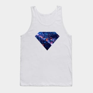 City Superhero Logo Tank Top